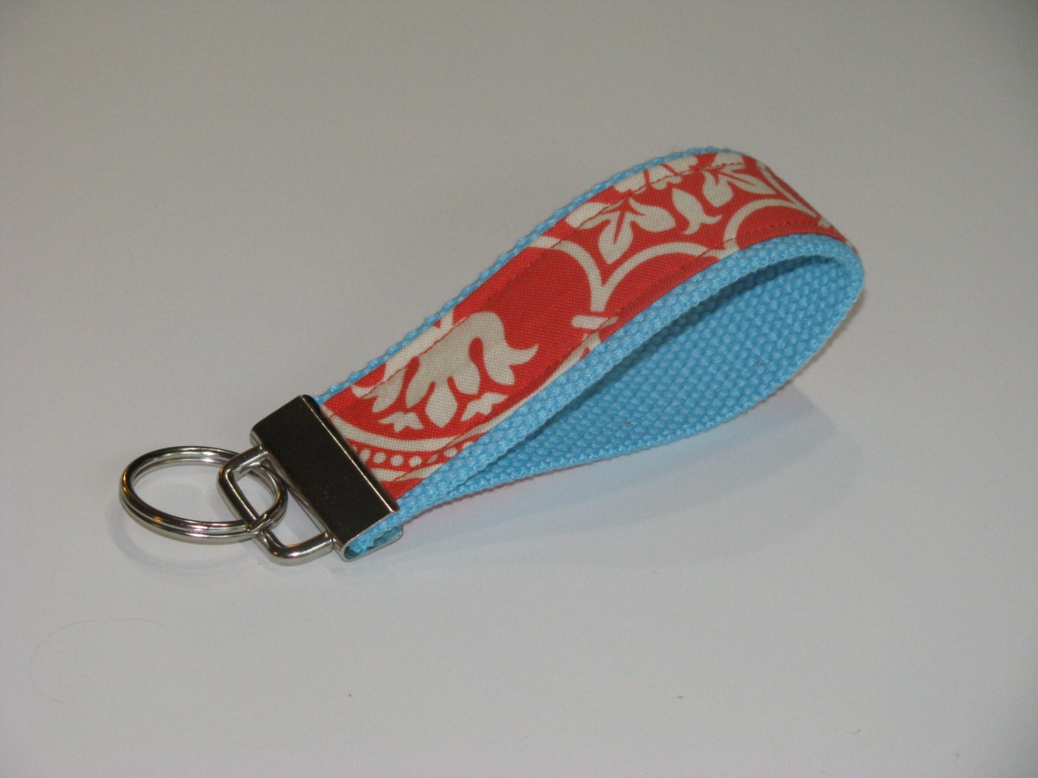 Orange Aqua Key Chain