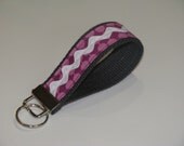 Charcoal Purple Beads Key Chain