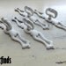 4 AVAIL Shabby Chic White Ring Knobs Vintage Distressed Hardware Pulls Back Plates Kitchen Cabinet Pull Cupboards Handles