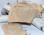 10 Burlap Bags 4x6 For Party Favors With Drawstring Jute Rustic Wedding Party Reception Supplies