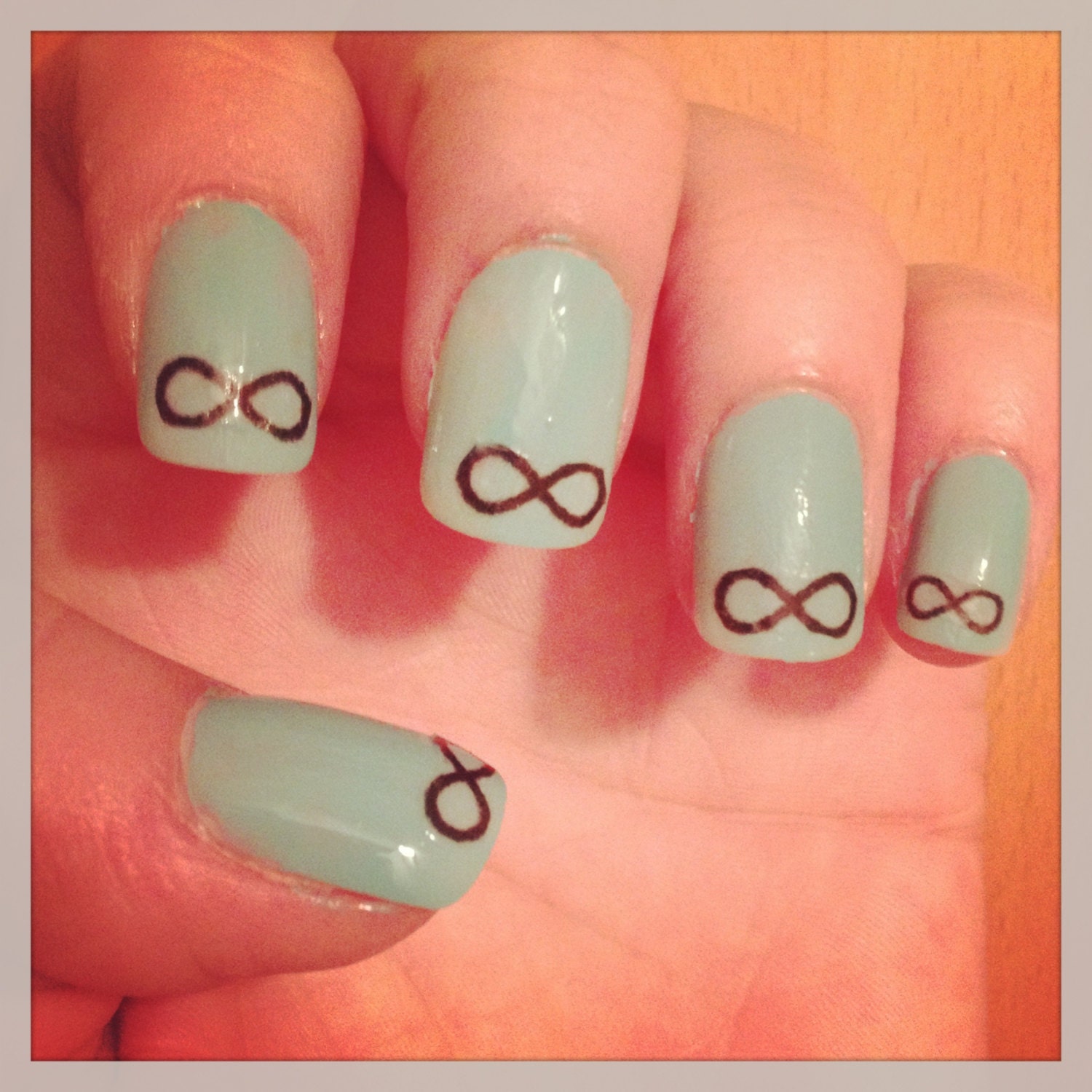 Infinity Nail Decals