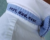 Custom Father's Day Bow Tie - Embroidered Bow Tie