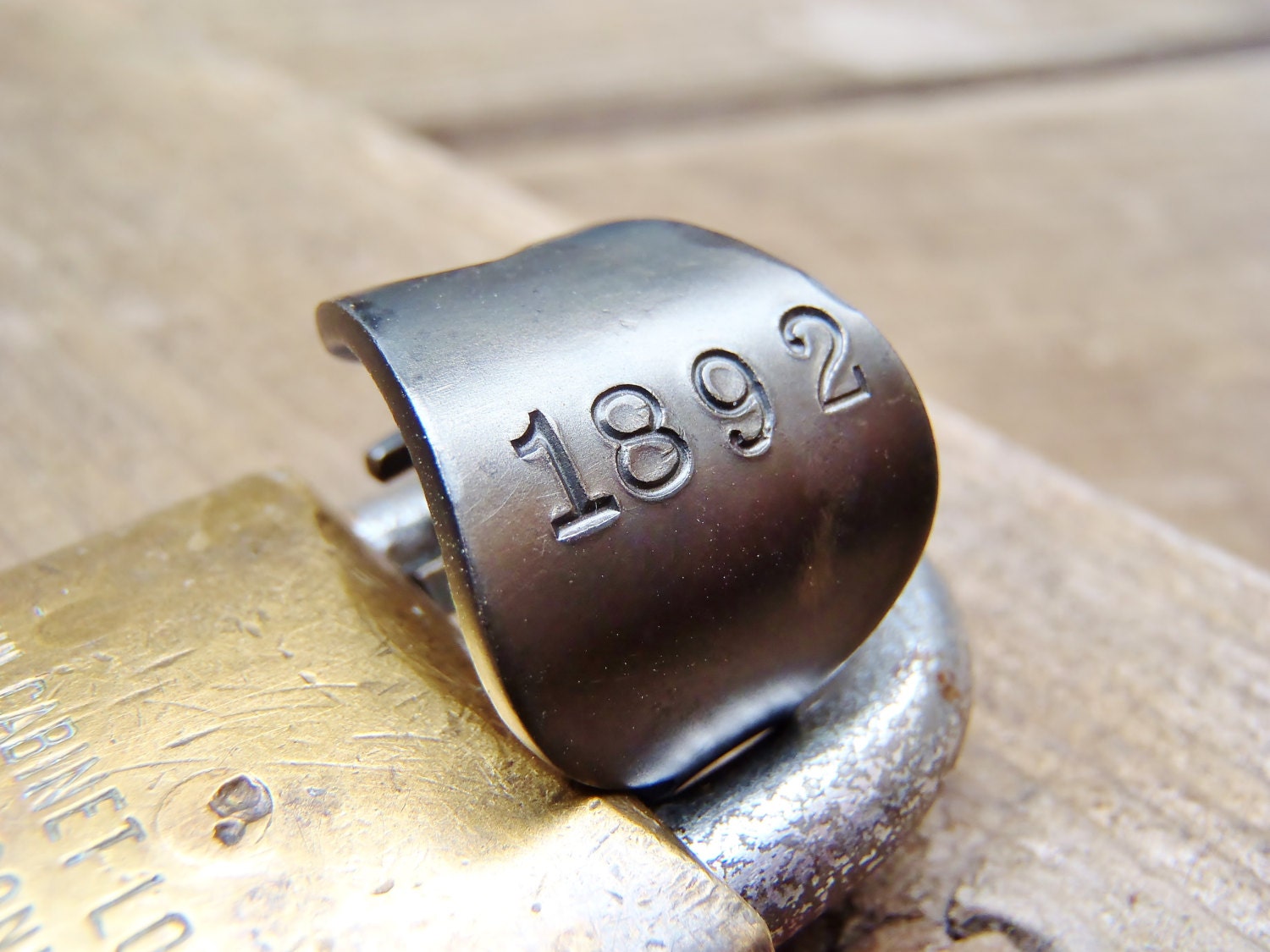 Antique Key Ring - Sears 1892 - Size 8.5 - Jewelry - Steampunk - Skeleton Key - Fashion - Repurposed - Upcycled