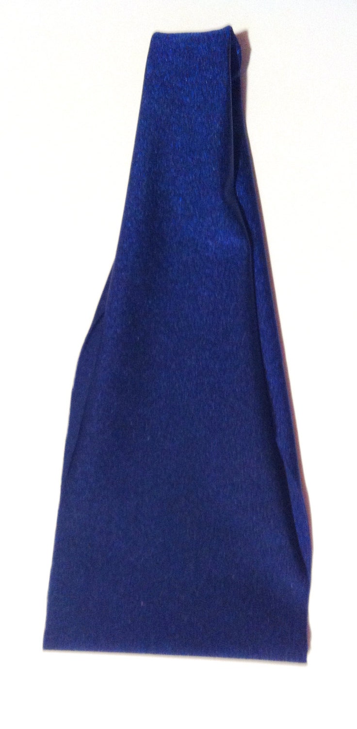 Manda Bee's Luscious Yoga Headband in Twilight Blue