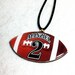 Personalized Football Pendant Necklace Custom Sports Jewelry Players Fans Mom Team Gifts