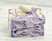 French Lilac Soap, Shea Butter Soap, Cold Process Vegan Soap