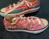 Hand-painted One Direction on Converse shoes