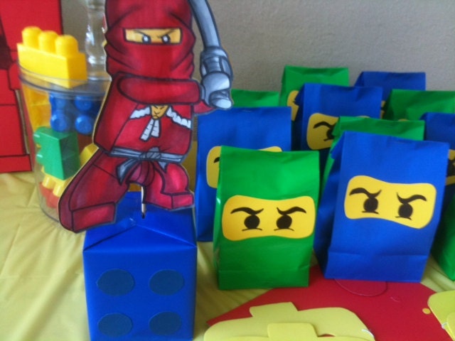 Party set of 20 Lego Ninjago birthday goodie bags