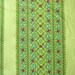 Curtain Fabric - Floral striped- Thick Cotton Home Decor Fabric by Yard