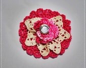 Pink crochet embellishment