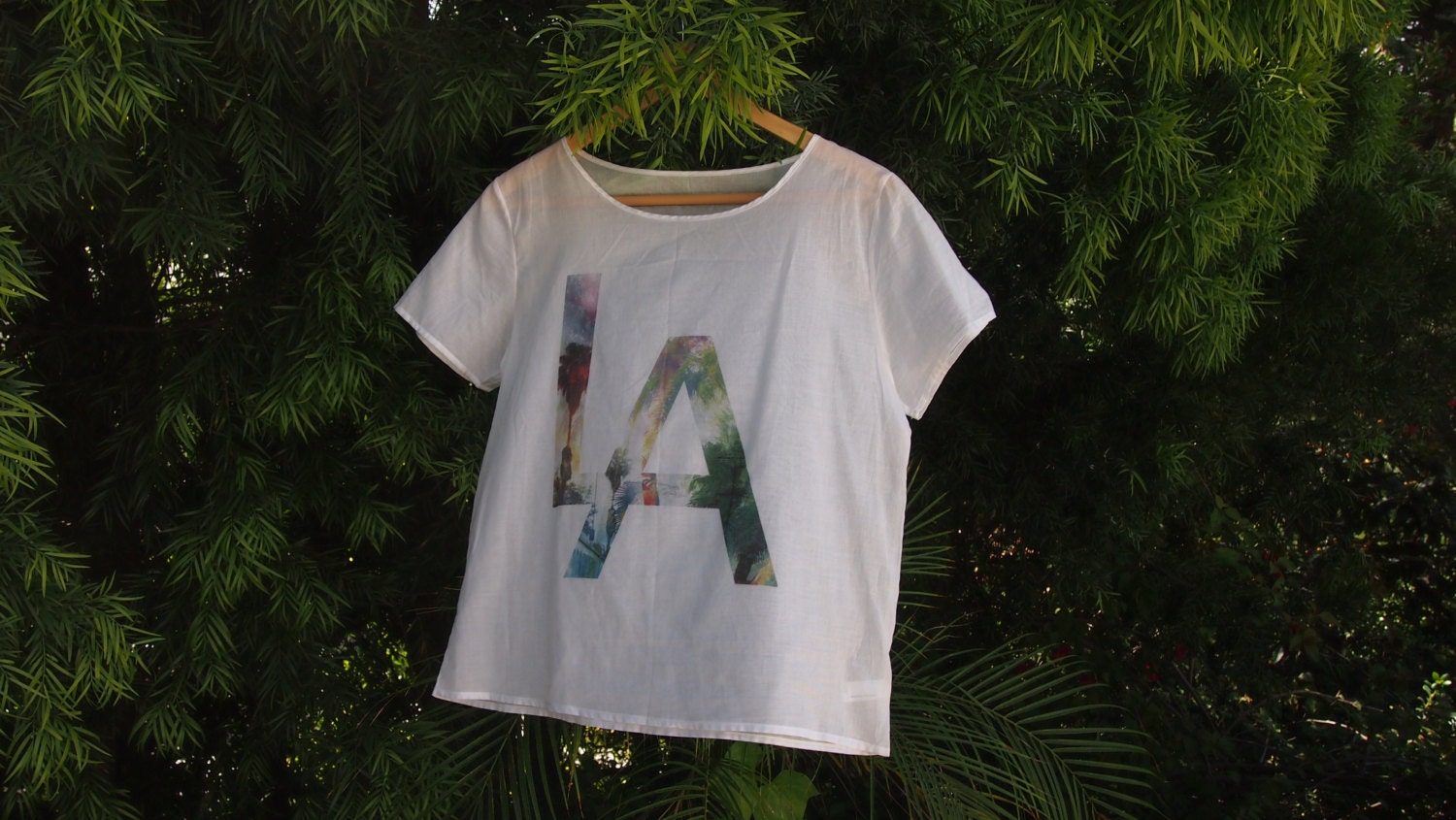 Tropical LA Tee - Women's Simi Sheer Summer Tee