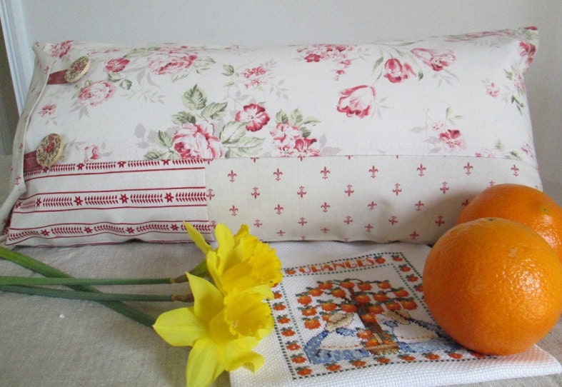 Lumbar cushion, Shabby country lumbar pilow