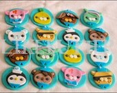 2D Octonauts Inspired Fondant Cupcake Toppers (8 toppers) Il_170x135