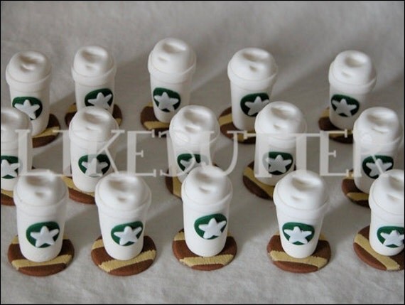Coffee On The Go Edible Cupcake Toppers Il_570xn