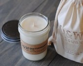 Lemon Verbena, Natural Soy Candle in Reusable Glass Jar, eco-friendly