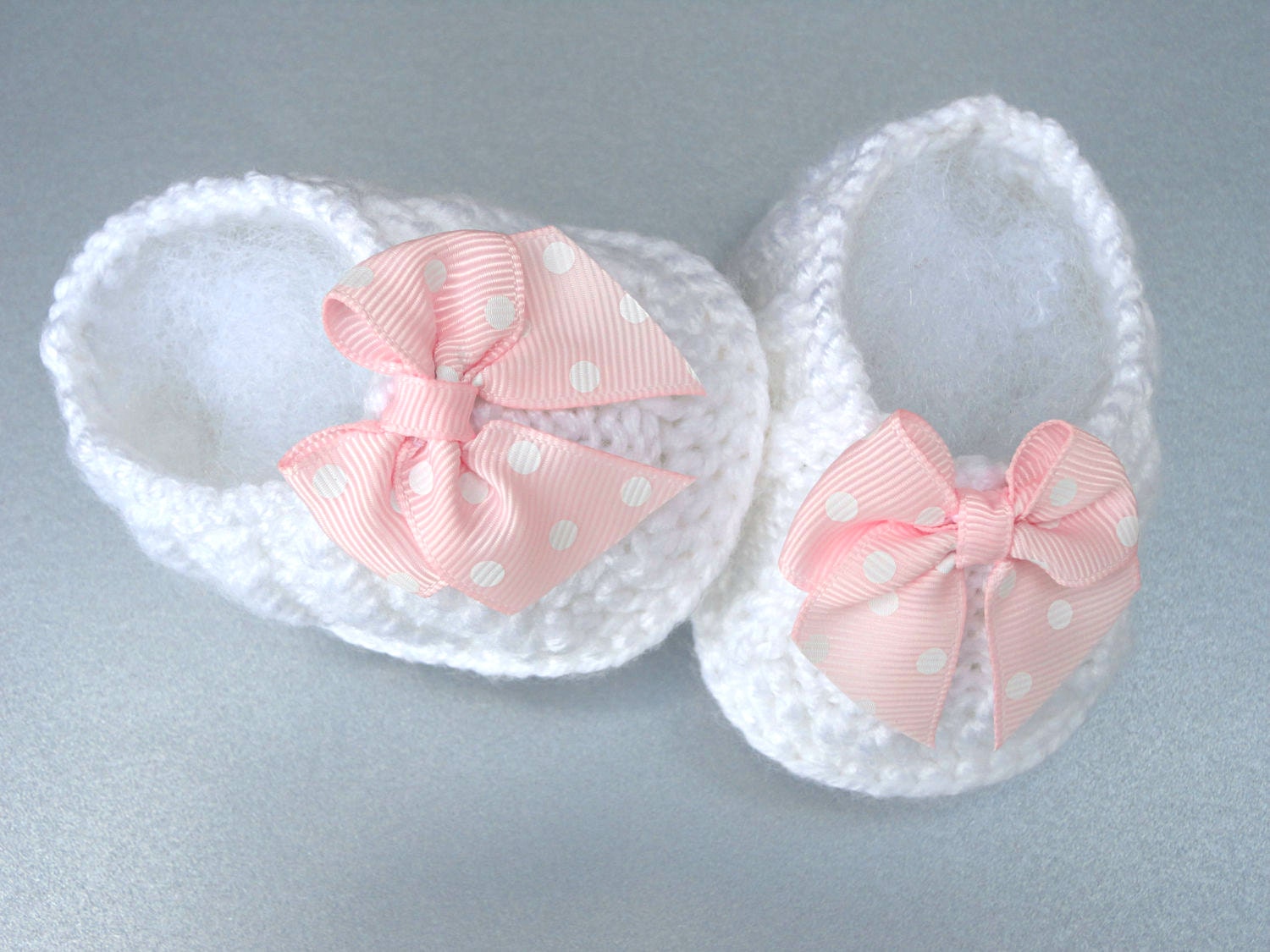 Baby Shoes Girl Baby Booties Crochet Newborn Baby by Solnishko42