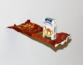 heat brittled KETTLE CHIPS bag SHELF perfect for cigarettes and small sexy pets