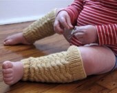 The Windermere Leg Warmers: Cozy Merino Wool Knitted Leg Warmers for Toddler and Child