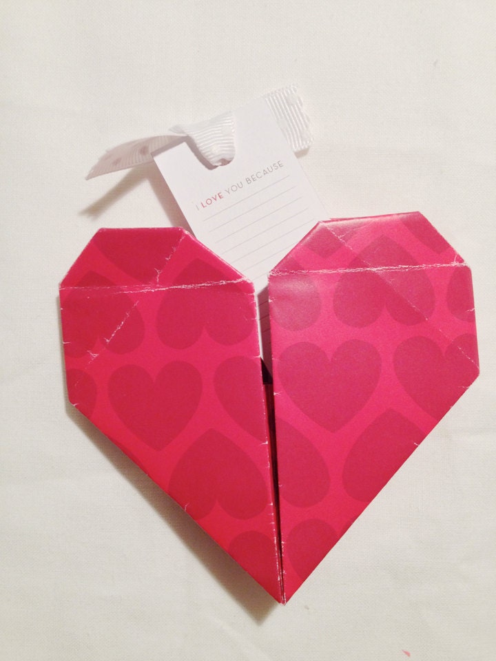 Contrast Origami Valentine