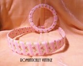Violet Rose Buds Headband, Bangle, Summer Wear, Bridal Party, Flower Girl, Boutique
