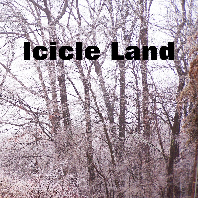 Icicle Land - 4x6 Photo Print