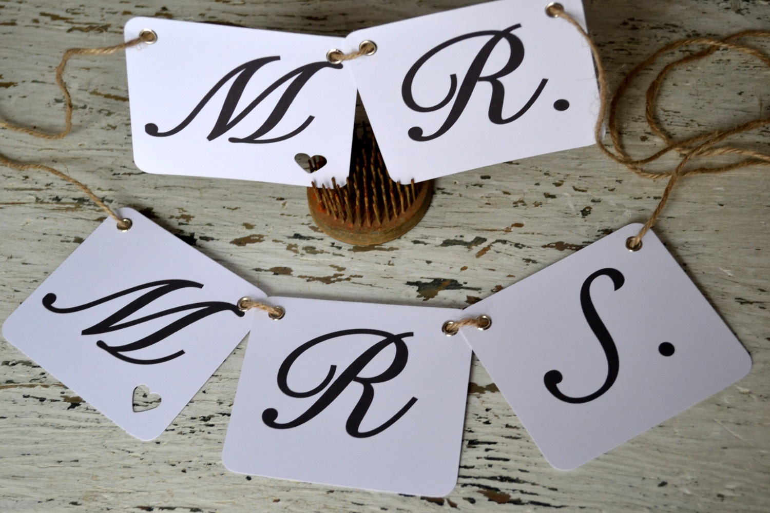 Mr and Mrs Chair Signs