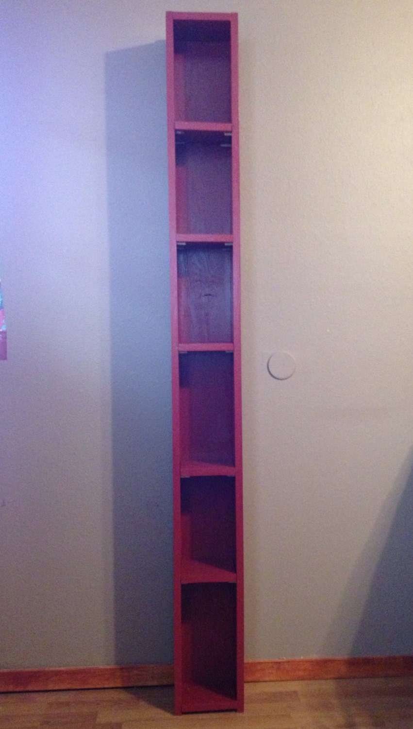 6ft Narrow Adjustable Bookshelf/ DVD Shelf/ Display Shelf