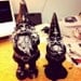 Black Metal Lawn Gnome
