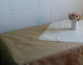Burlap Wedding Tablecloth for 8 foot table