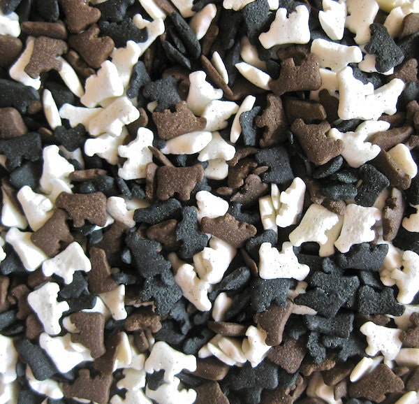 2.6 OZ. Edible Cow Confetti - Edible Cake Decoration - Baking Candy Making Party Supplies Il_170x135