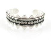 Sterling Silver Cuff Bracelet Native American