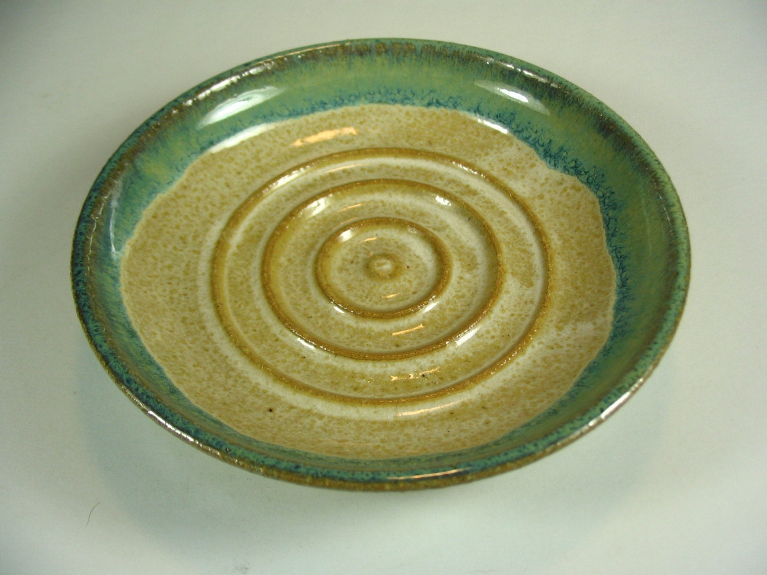 Soap Dish Handmade Wheel Thrown Stoneware Pottery