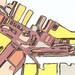 Abstract Map Print- Fort Point, Boston