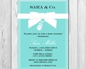 Baby Shower Invitation - Tiffany & Co. Inspired - DIY - Printable Il_170x135