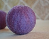 Wool Dryer Balls- set of 4 UNSCENTED. Made to Order. Eco friendly laundry aid. Natural. Shower Gift, birthday, hostess.