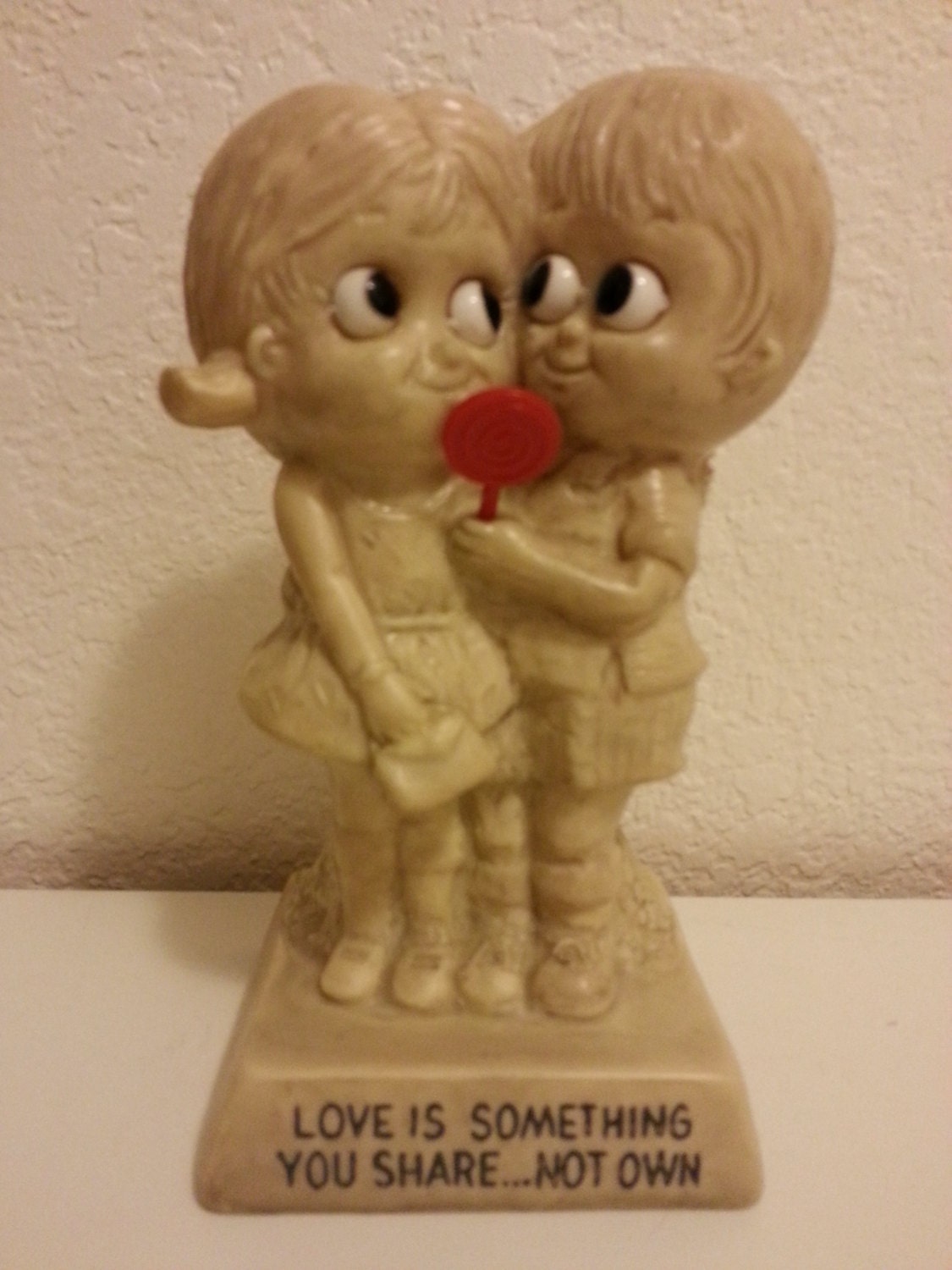 1971 W&R Berries Co's - "Love is Something You Share...Not Own" Figurine
