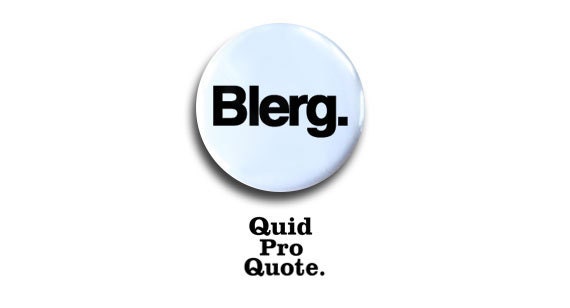 30 Rock - Liz Lemon - Blerg- pinback button