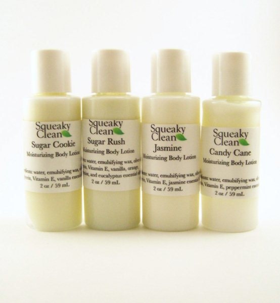 Scented Citrus Moisturizing Lotion - vegan, made with essential oils - 2 oz