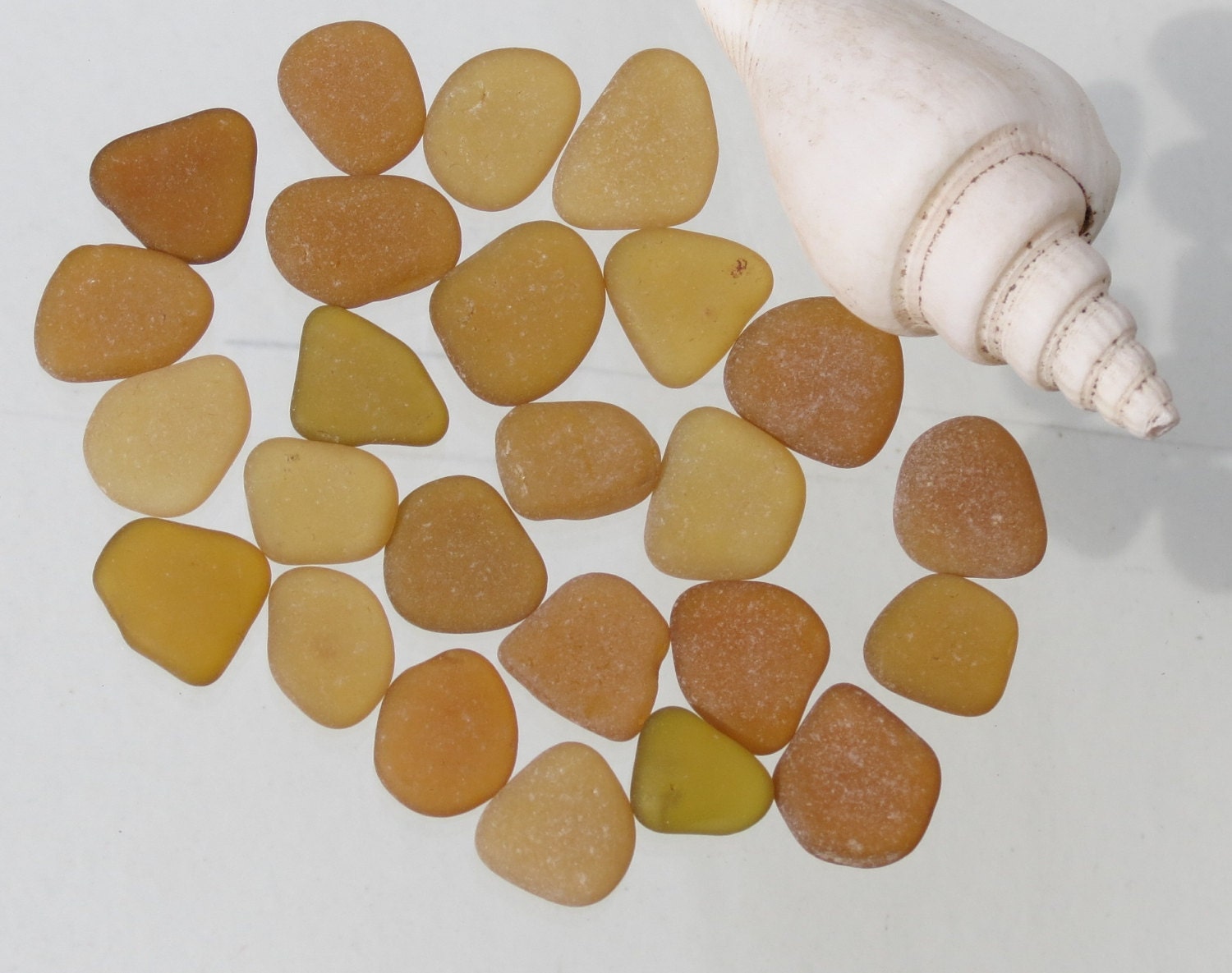 Sea Glass Beach Glass Gold Honey Amber Brown Jewelry Quality Beach Decor Wedding Vase Filler