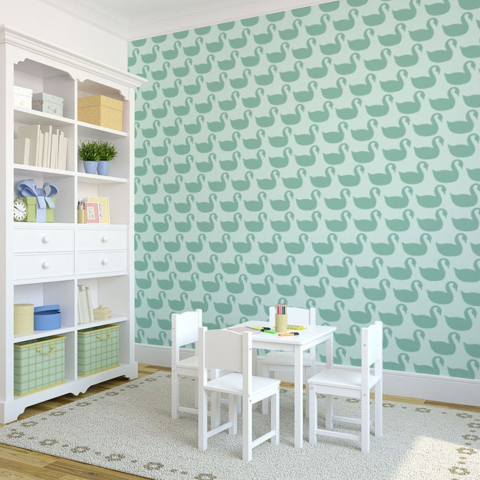 Swan Wall Stencil Reusable