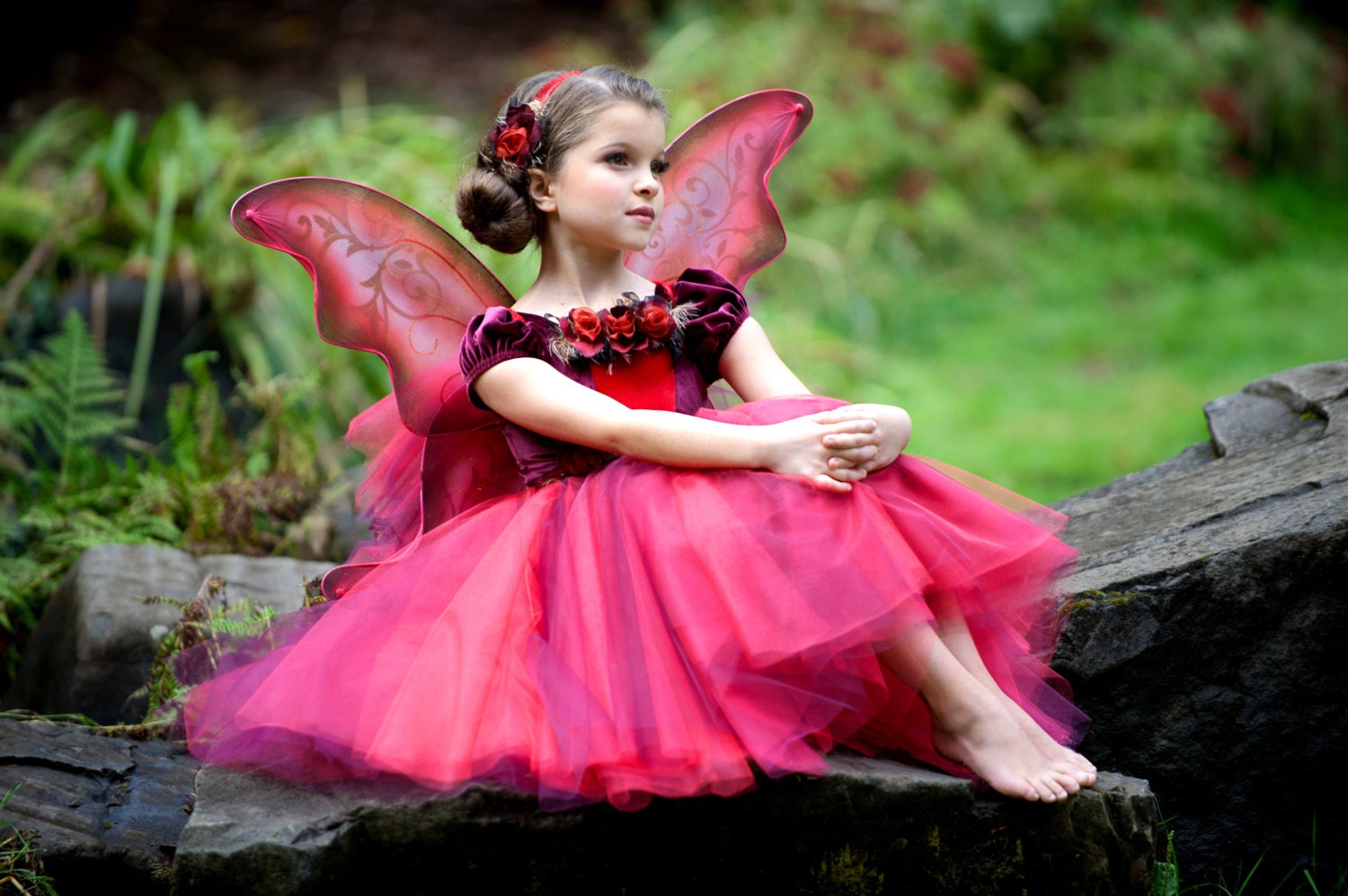 Fairy Princess Puffed Sleeve Tutu Dress
