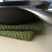 Crocheted Double Thick Pot Holder / Trivet Set of 2 - Sage Green