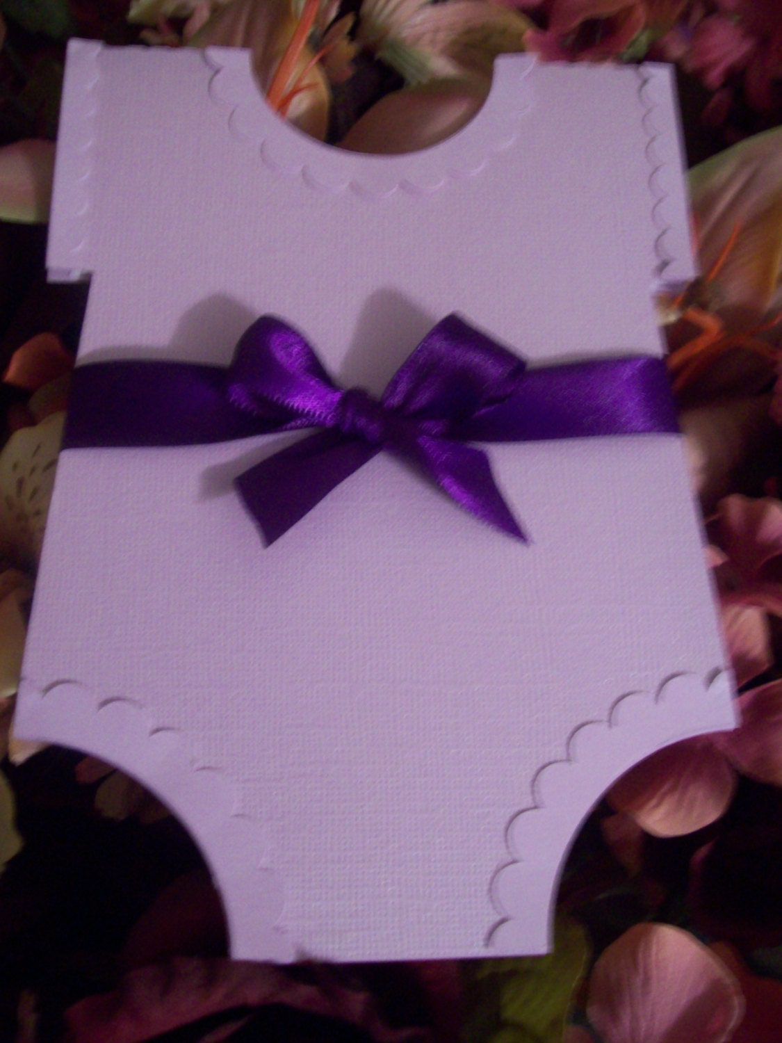 Onesie Baby Shower or Birthday Invitation (with free envelope addressing)
