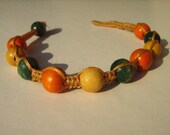 Shambala bracelet. wooden beads macrame bracelet.
