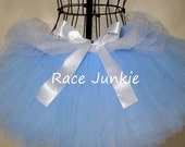Cinderella Disney Princess Running Tutu. Blue and White Princess Tutu 9 inch tutu