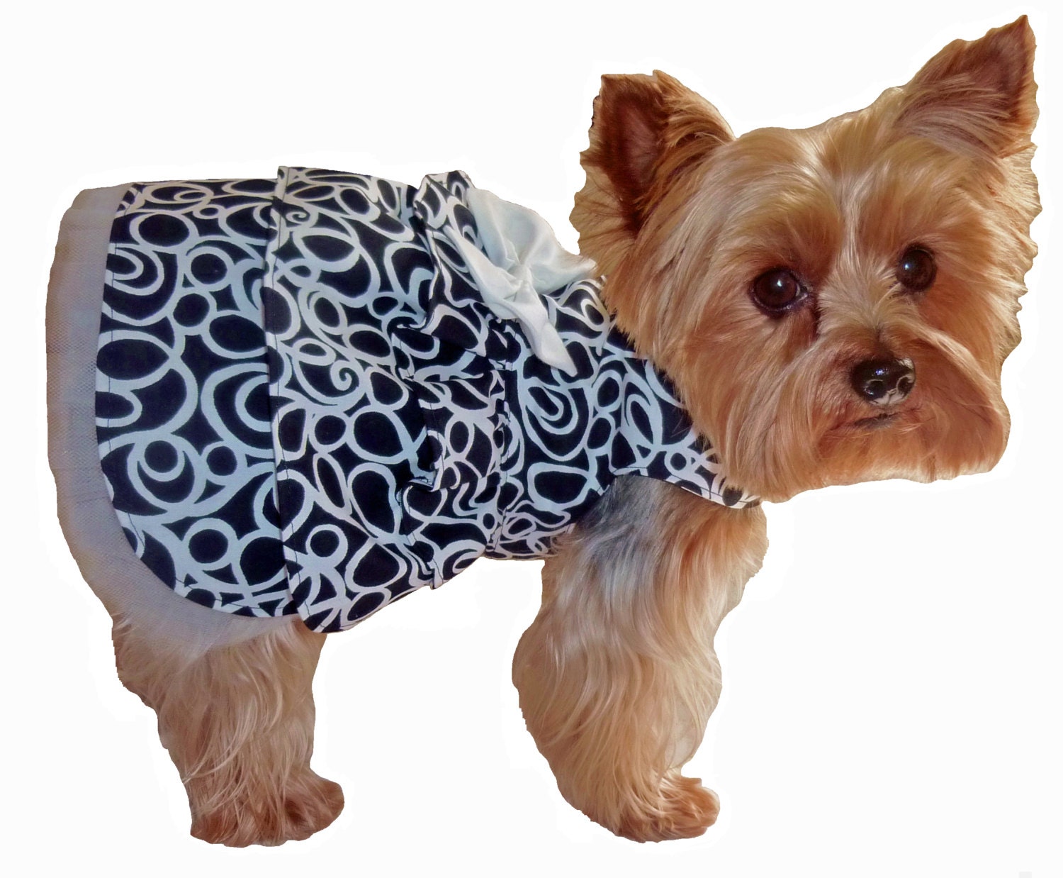 Little Dog Clothes Pattern 1628 Ruffle Dress in Two Styles