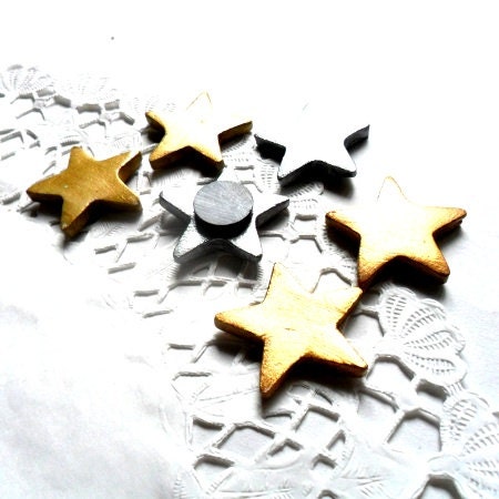 Wedding decoration silver gold star magnet set of 6 may birthday party home decor decoration gift idea for her hen party cutlery