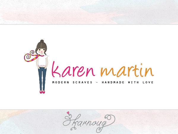 Character Logo Design, Custom, Premade, OOAK, Hand Drawn