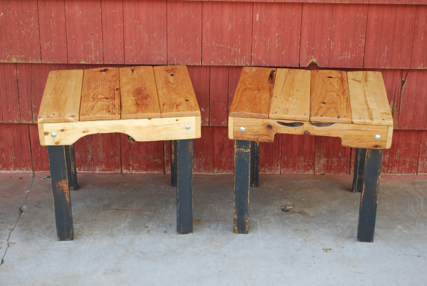 Pallet Wood Side Tables Handmade - PJsFurniture