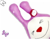 Stuffed bunny, stuffed toy, easter bunny, bunny pillow, plush bunny, stuffed animal, plush pillow, handmade